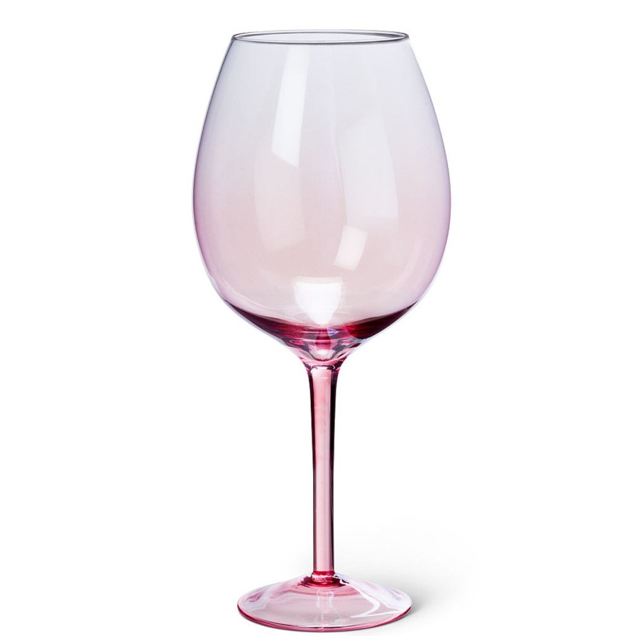 Kitchen Kept Shop | Pink Iridescent Wine Glass