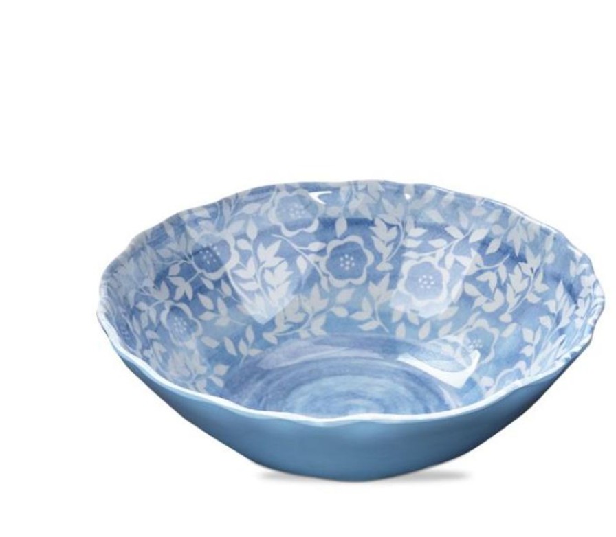 Kitchen Kept Shop | Cottage Melamine Serving Bowl-Blue