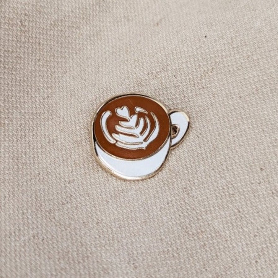 Adorn Kept Shop | Latte Art Enamel Pin