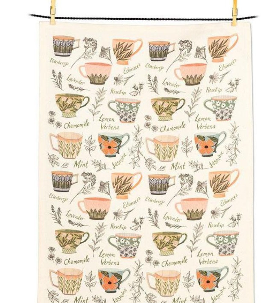 For The Home Kept Shop | Tea Towel-Tea Garden