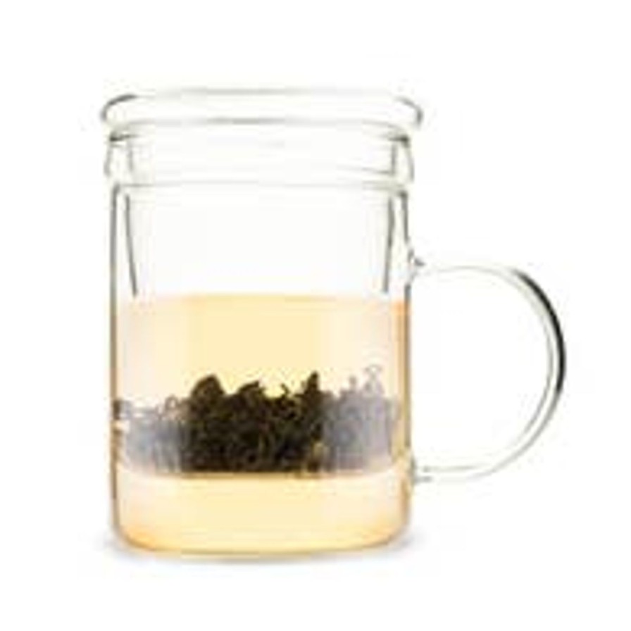 Kitchen Kept Shop | Clear Glass Tea Infuser Mug