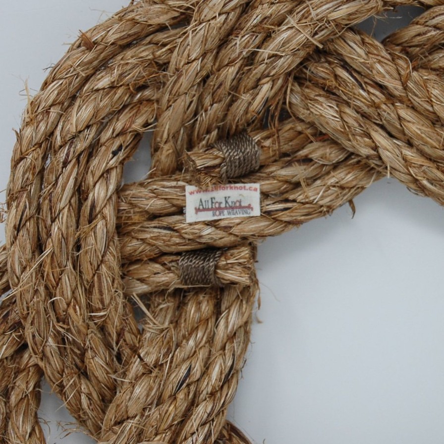 For The Home Kept Shop | Manila Rope Sailor'S Wreaths (3 Sizes)