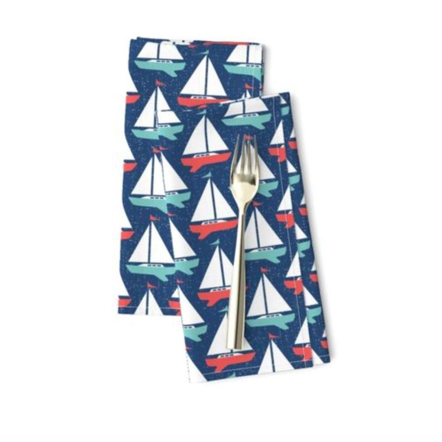 For The Home Kept Shop | Locally-Made Regatta Napkin Set