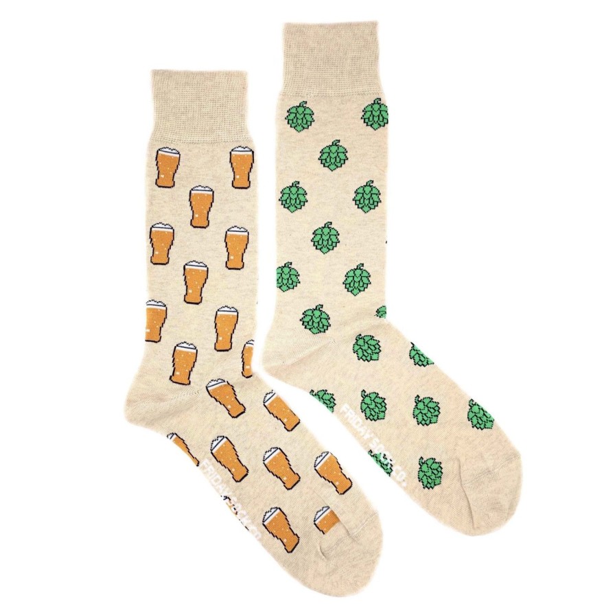 Family Life Kept Shop | Men'S Hops & Beer Socks (Mid-Calf)