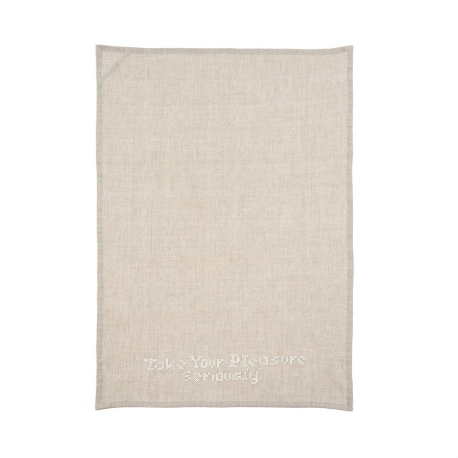 Kitchen Kept Shop | Take Your Pleasure Seriously-Linen Tea Towel