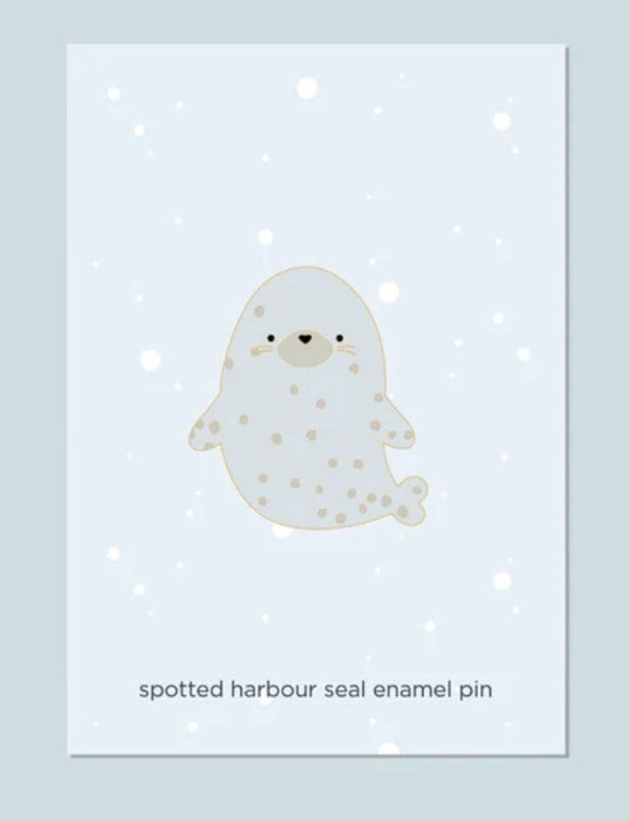 Adorn Kept Shop | Spotted Harbour Seal Enamel Pin