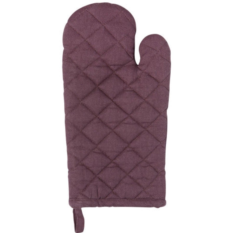 Kitchen Kept Shop | Stonewash Oven Mitt (Ash Plum)