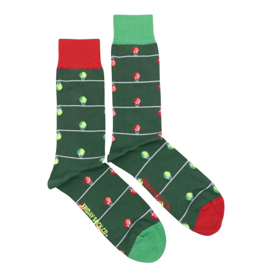 Adorn Kept Shop | Men'S Ugly Christmas Light Socks (Tall)