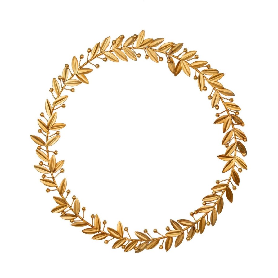 For The Home Kept Shop | Gold Laurel Wreath