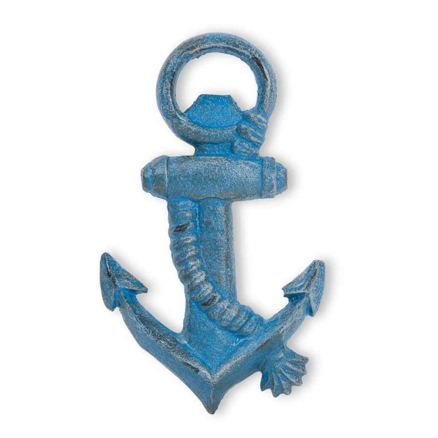 Family Life Kept Shop | Bottle Opener-Blue Anchor & Rope