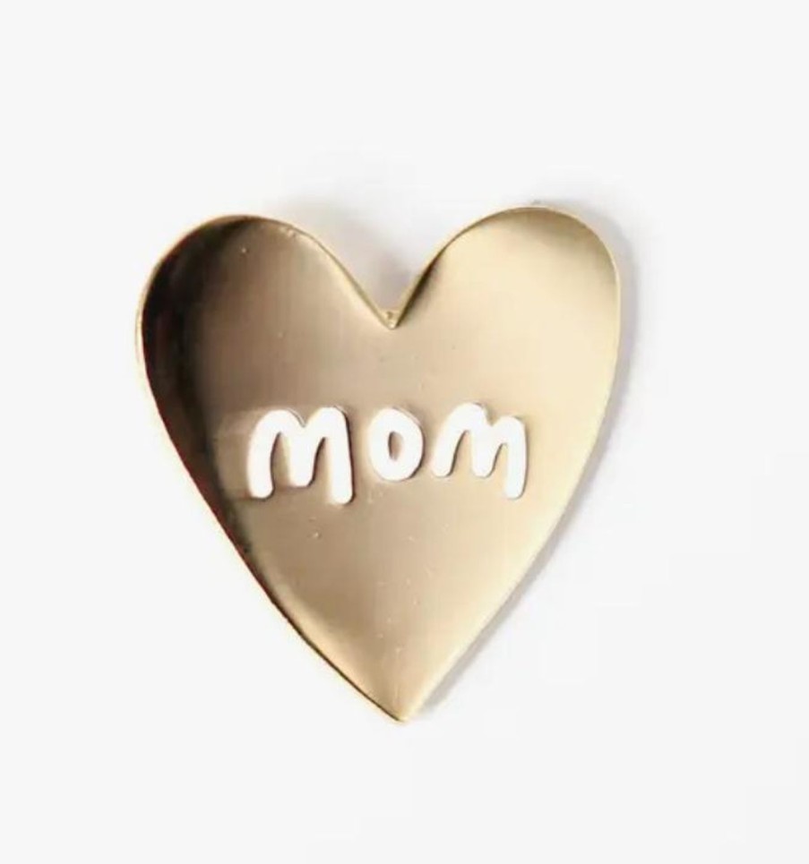 Adorn Kept Shop | Mom Heart Enamel Pin