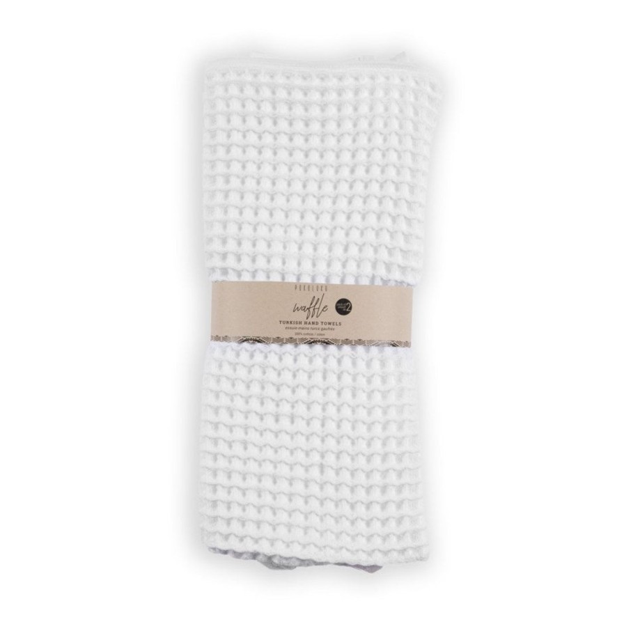 For The Home Kept Shop | Set Of 2 Turkish Hand Towels-Waffle