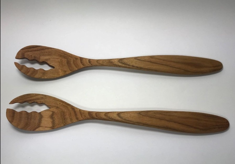 Kitchen Kept Shop | Handmade (In Nb) Long Lobster Claw Salad Servers