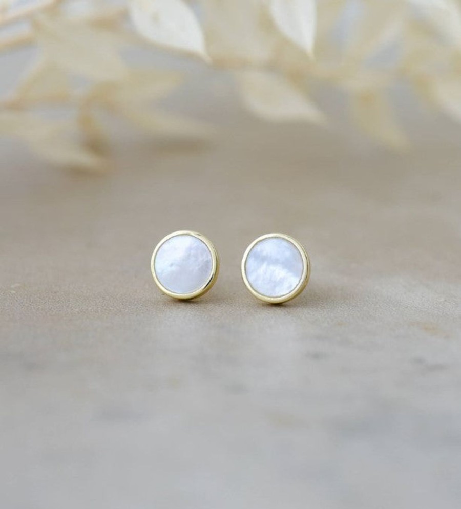 Adorn Kept Shop | Mother Of Pearl Studs