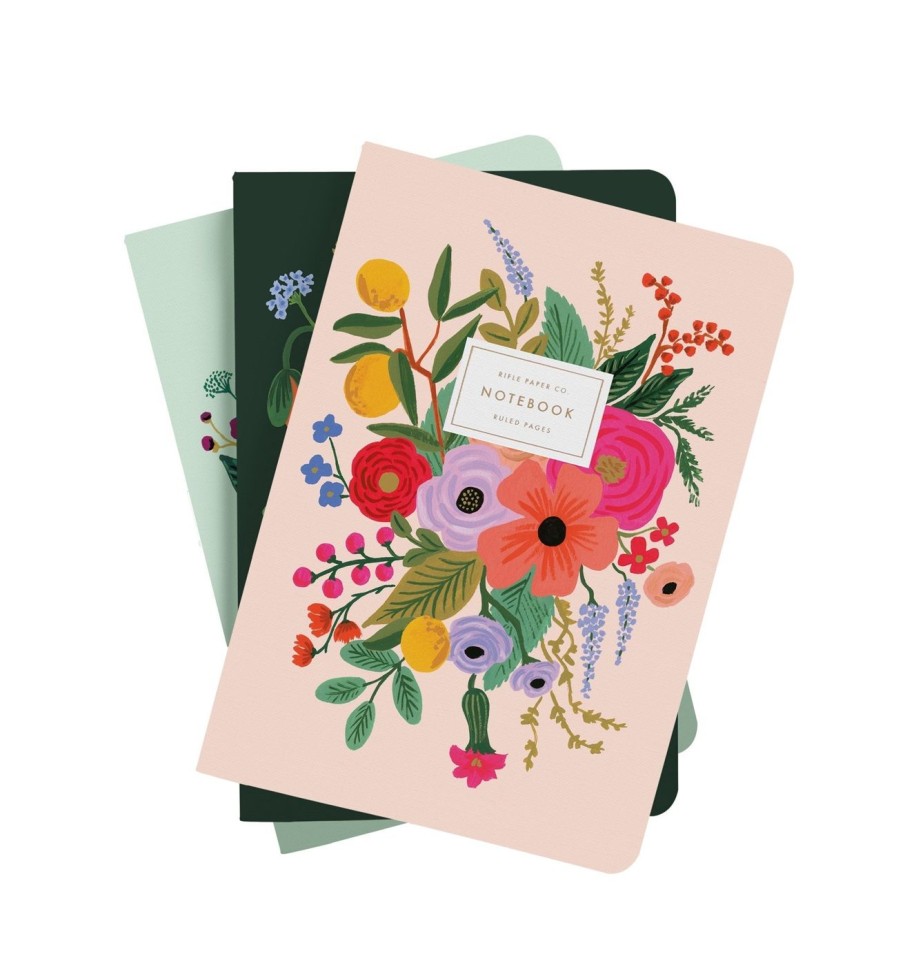 Paper Kept Shop | Assorted Set Of 3 Garden Party Notebooks