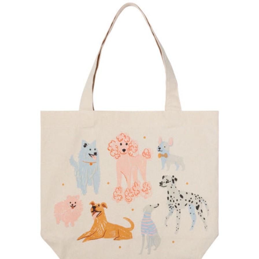 Adorn Kept Shop | Sweet Pups Canvas Tote Bag