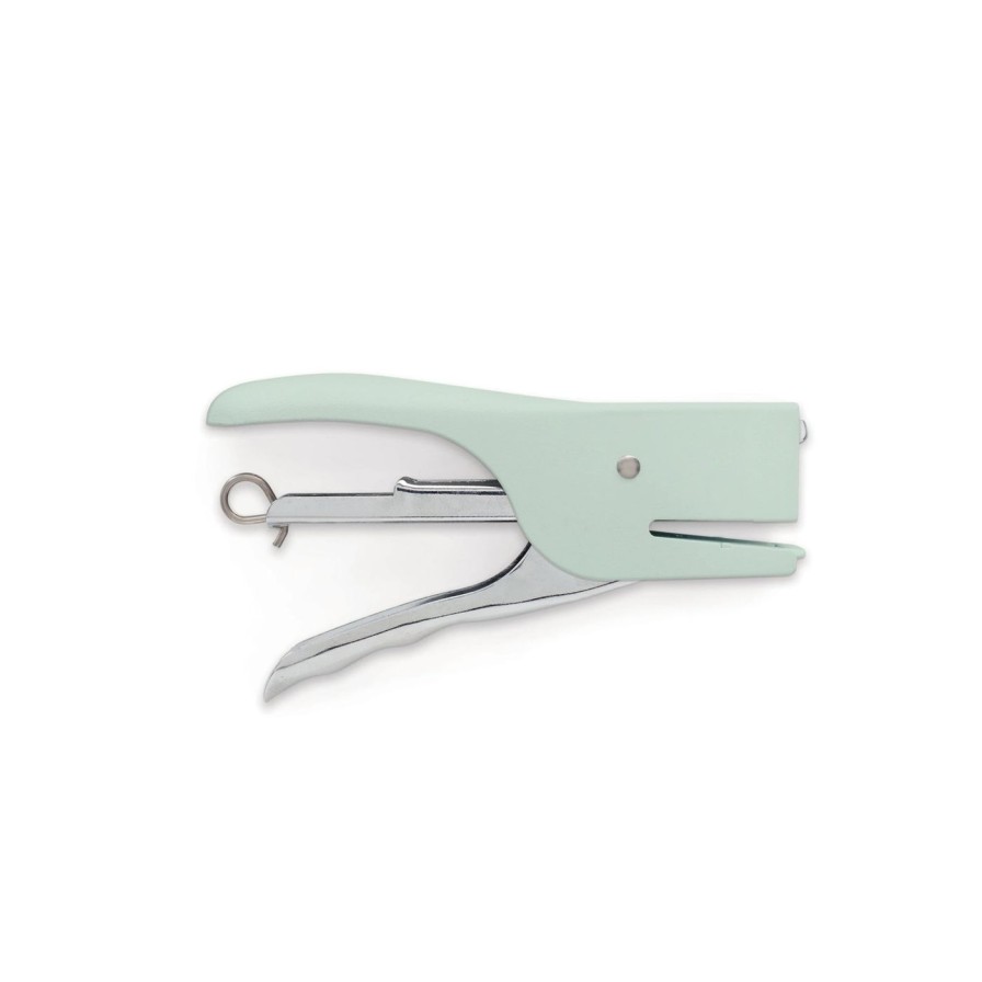 Paper Kept Shop | Vintage Green Handheld Stapler