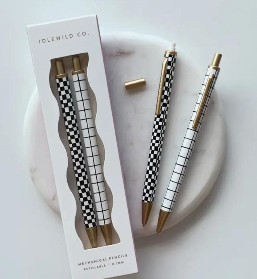 Paper Kept Shop | Grid & Checks Mechanical Pencils