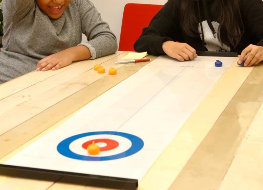 Family Life Kept Shop | Table Top Curling Game