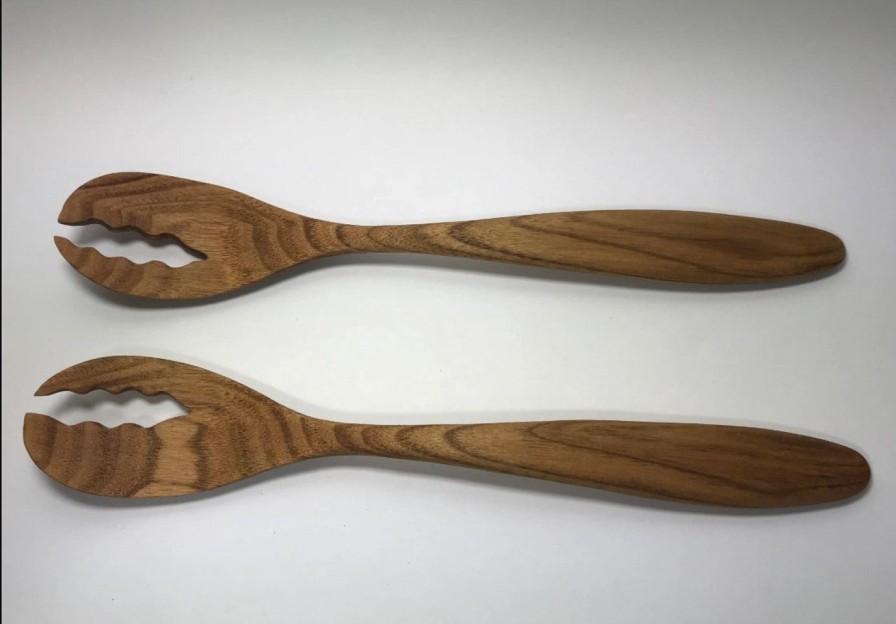 For The Home Kept Shop | Handmade (In Nb) Long Lobster Claw Salad Servers