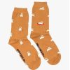 Adorn Kept Shop | Women'S Tiny Golden Dogs Socks (Mid-Calf)