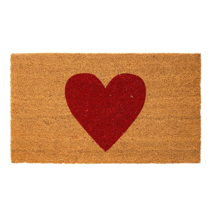 For The Home Kept Shop | Red Heart Door Mat