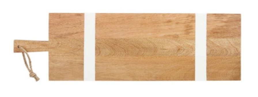 For The Home Kept Shop | Long Mango Wood Serving Board