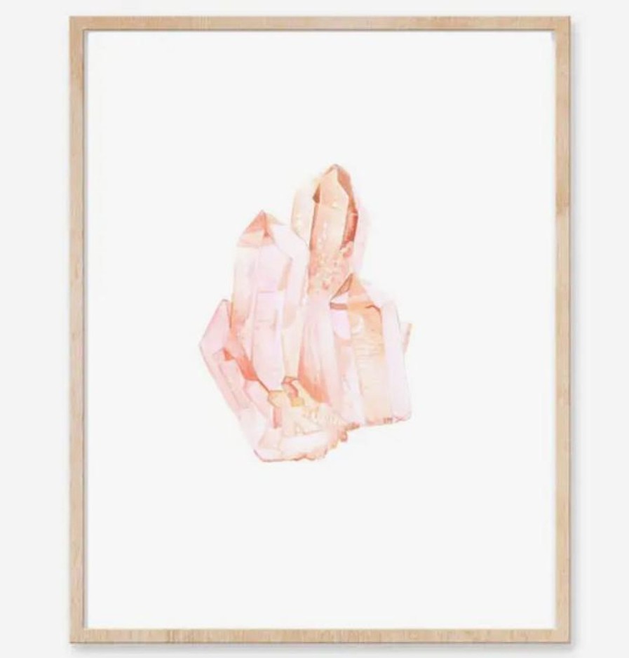 Paper Kept Shop | Katelyn Morse-Pink Crystal Art Print (8" X 10")