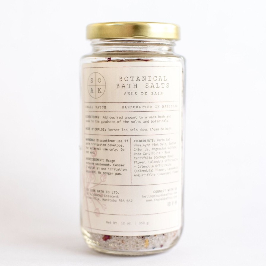 Bath & Body Kept Shop | Botanical Bath Salts Jar