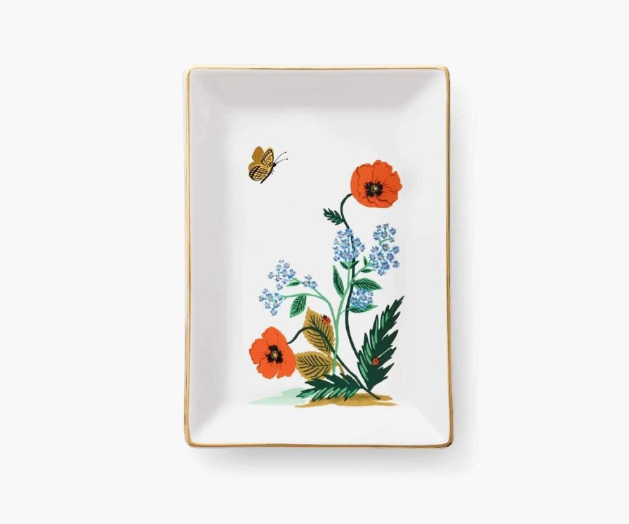 Paper Kept Shop | Poppy Botanical Catchall Tray