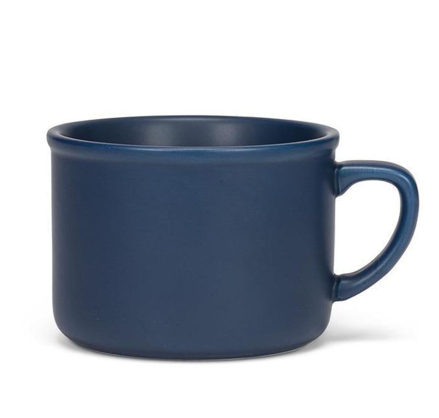 Kitchen Kept Shop | Classic Matte Navy Cappuccino Mug