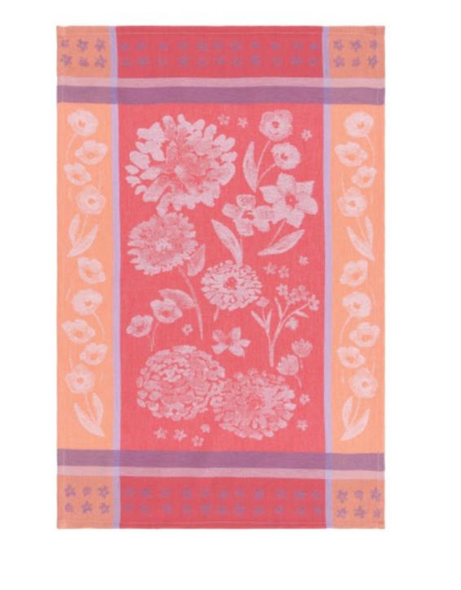 Kitchen Kept Shop | Jacquard Cottage Floral Tea Towel