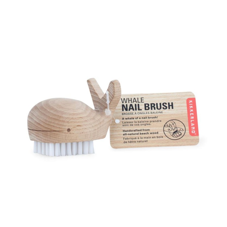 Family Life Kept Shop | Wooden Whale Nail Brush