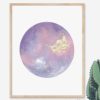 Paper Kept Shop | Katelyn Morse-Lavender Moon Art Print (8" X10")