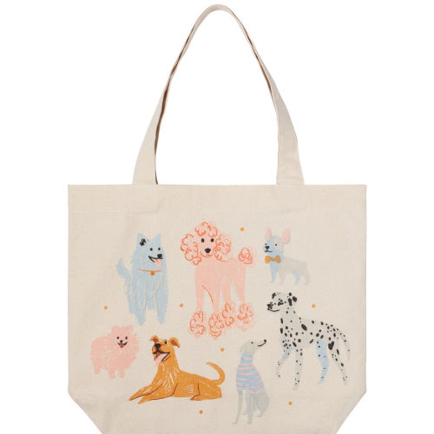 For The Home Kept Shop | Sweet Pups Canvas Tote Bag