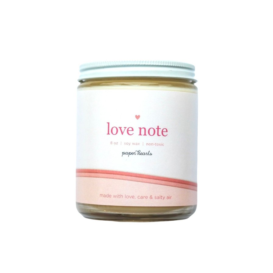 For The Home Kept Shop | Love Note Candle