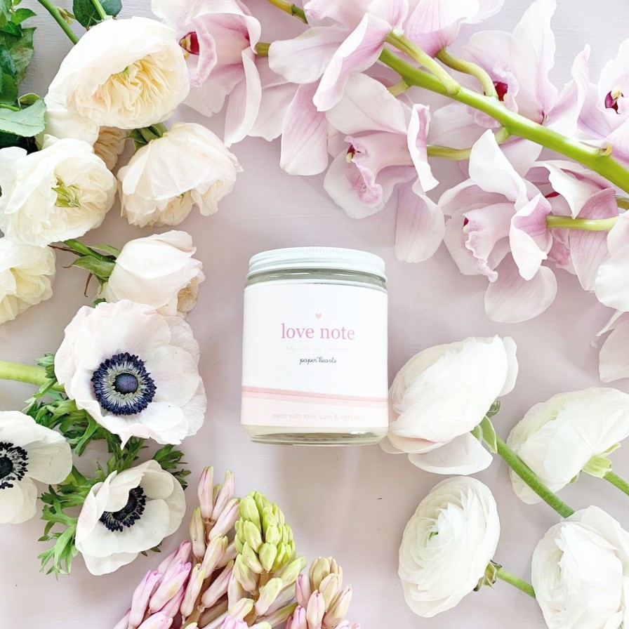 For The Home Kept Shop | Love Note Candle