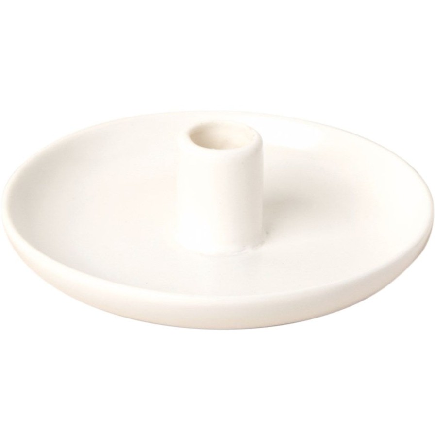 For The Home Kept Shop | Taper Candle Holder-Traditional Ceramic