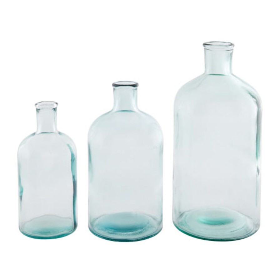 Kitchen Kept Shop | Recycled Spanish Glass Bottle Vases (3 Sizes)