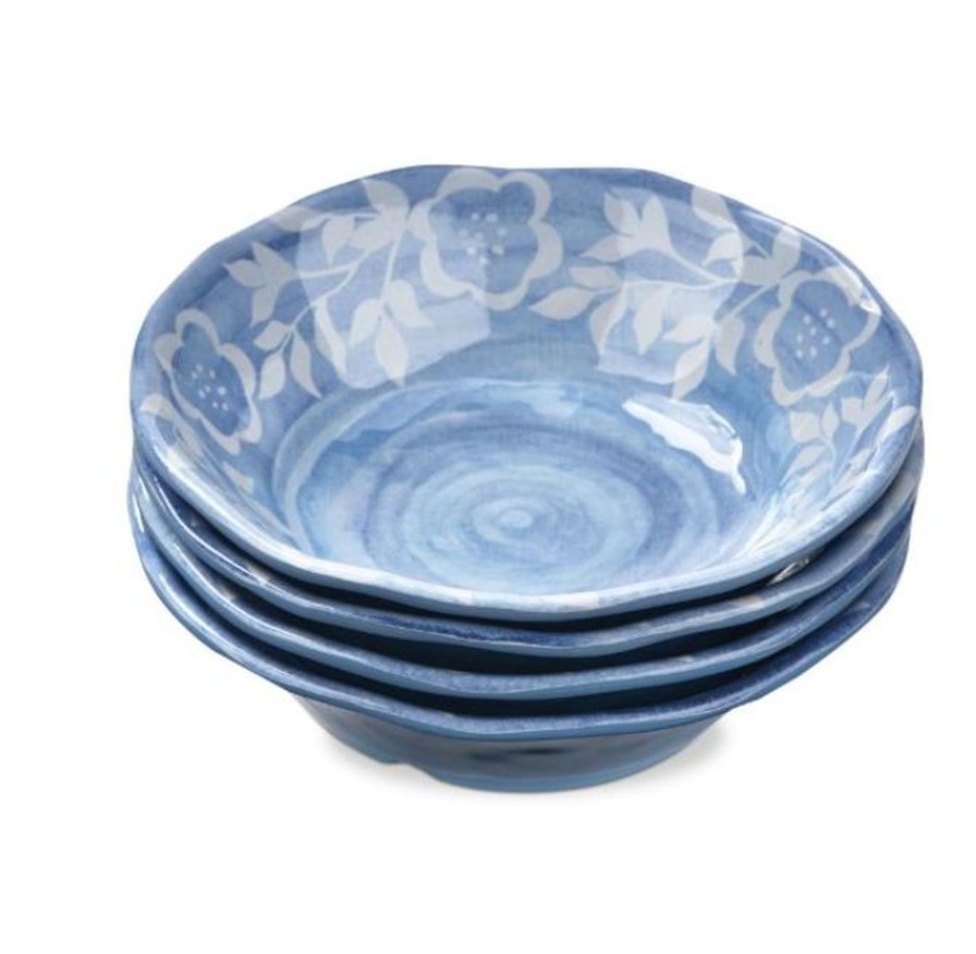 Kitchen Kept Shop | Cottage Melamine Bowl-Blue