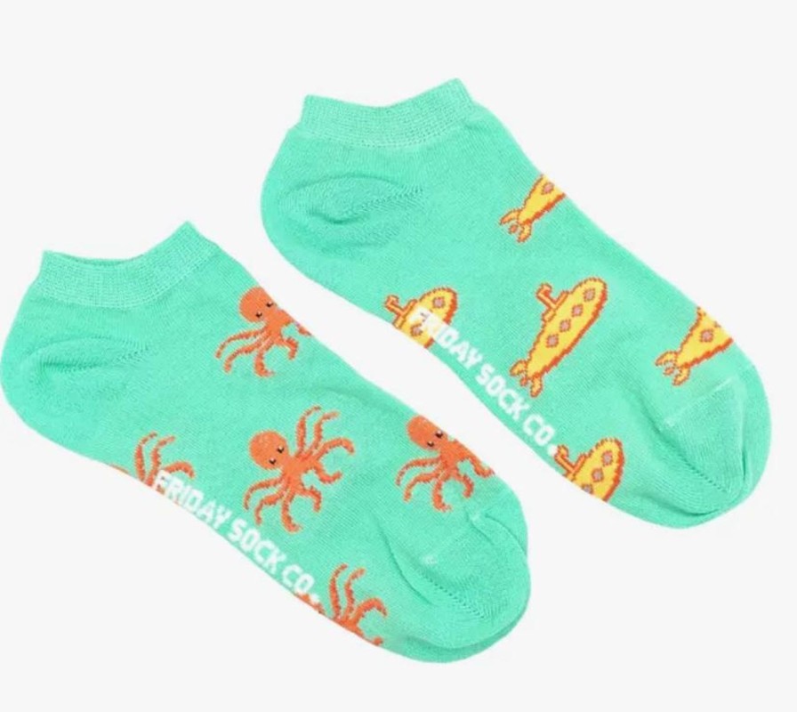 Adorn Kept Shop | Women'S Submarine & Octopus Ankle Socks