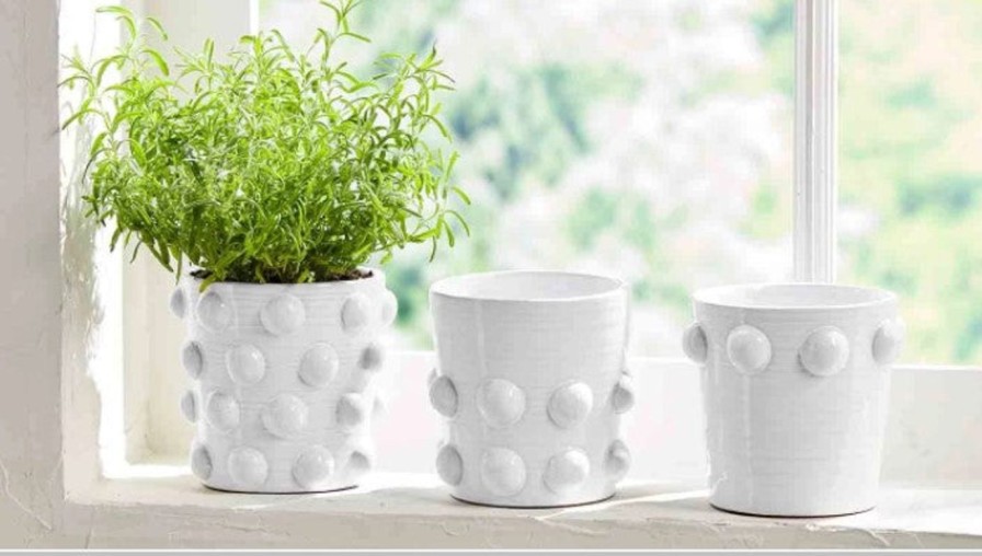 For The Home Kept Shop | Beaded Terracotta Pots (3 Styles)