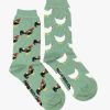 Adorn Kept Shop | Woman'S Rooster & Chicken Socks (Mid-Calf)