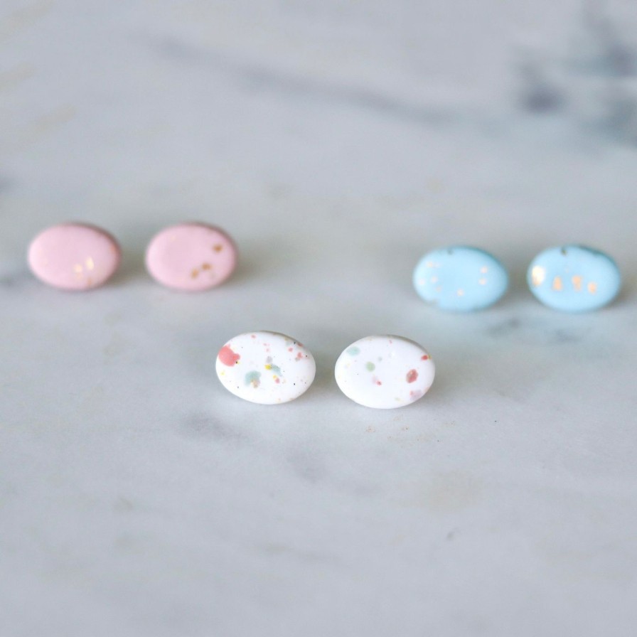 Adorn Kept Shop | Easter Egg Clay Studs