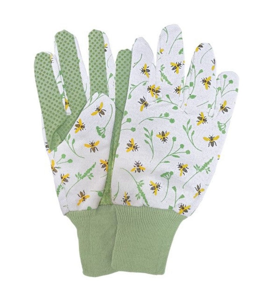 For The Home Kept Shop | Gardening Gloves-Bee Print