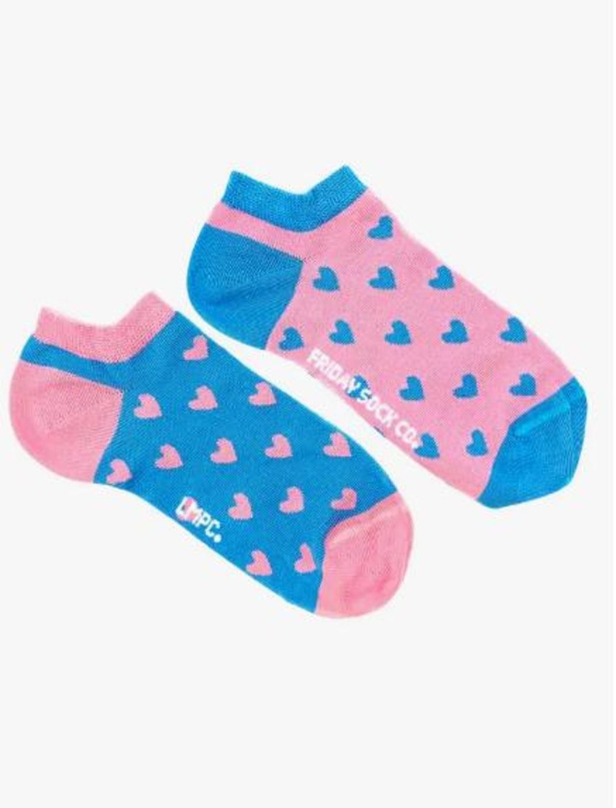 Adorn Kept Shop | Women'S Hearts Inverted Ankle Socks