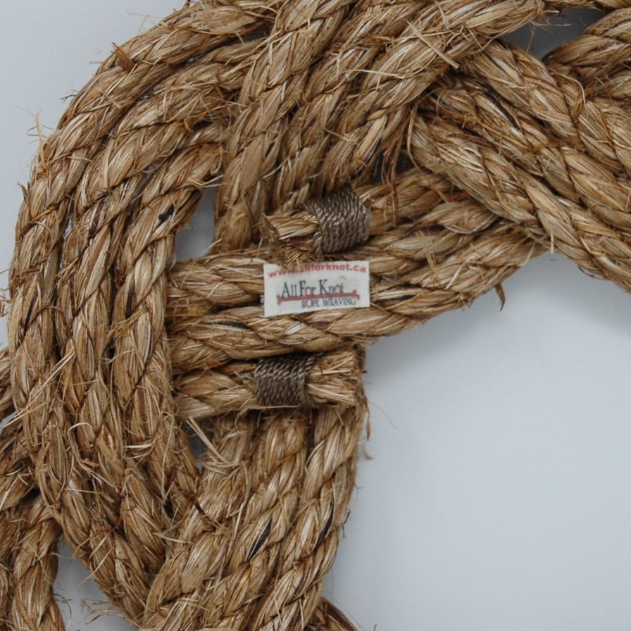 For The Home Kept Shop | Manila Rope Sailor'S Wreaths (3 Sizes)