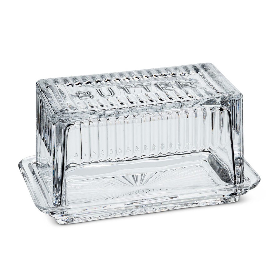 Kitchen Kept Shop | Glass Rectangle 1Lb Butter Dish