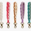 Adorn Kept Shop | Macrame Two-Toned Knot Wristlet Keychain