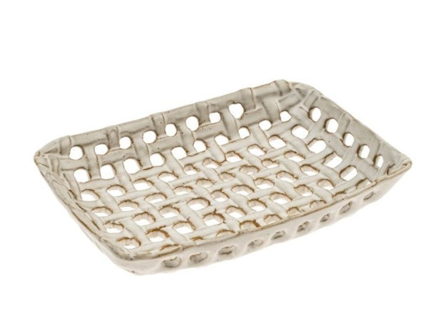 For The Home Kept Shop | Porcelain Basket Tray